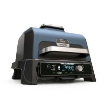 Ninja OG901EU Woodfire Pro Connect XL; Elektromos BBQ, Grill, Airfryer & Füstölő; kültéri; 45cm x 31cm