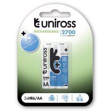 Uniross AA/ceruza 1,2V 2700mAh Ni-MH akkumulátor 2 db/csomag