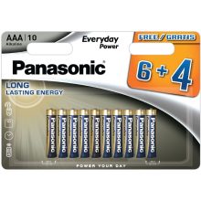 Panasonic LR03EPS/10BW 6+4F 1,5V AAA/mikro tartós alkáli elem 10 db/csomag