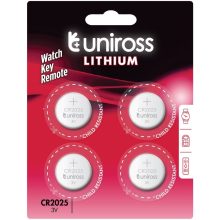 Uniross Lithium Button CR2025 3V - BL4