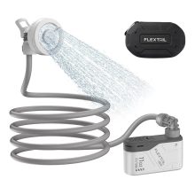 FLEXTAIL MAX Shower Hordozható, újratölthető kültéri zuhany, 3,0L/perc vízáramlással