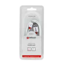 SKROSS USB kábel, töltő, szinkron, travel (microUSB) 1m