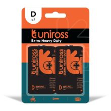 Uniross D/góliát/R20 1,5V szén-cink elem 2db/bliszter