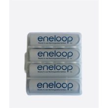 eneloop BK-3MCDE/4 CASE 2000mAh AA ceruza akkumulátor, műanyag akkuboxban