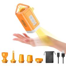 RoosCamp Air Master Nano 2 akkus pumpa és kempinglámpa 200l/perc