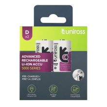 li-ion tölthető akku D / góliát USB-C 1,5V 2db/csomag