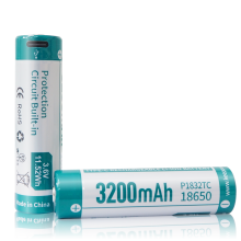 18650 3,7V 3200mAh védett Li-ion akkumulátor USB-C