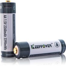 AA 1,5V 2260mAh védett Li-ion akkumulátor USB