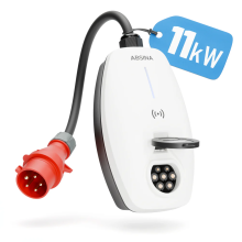 11kW, 16A, 3 fázisú elektromos autó fali töltő