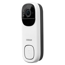 Smart+ WIFI Kamera és Csengő, kültéri IP66, 3MP 2K, USB-C | Li-Ion tölthető, fehér