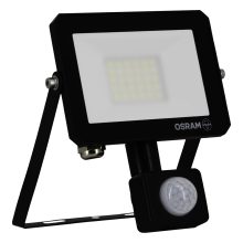 LED reflektor LUX SENSOR 20W 840, 1.800lm, IP65, természetes fehér, fekete