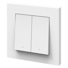 Smart+ WIFI Fali kapcsoló távvezérlő 2 csatorna, IP20, mágneses, hordozható, fehér