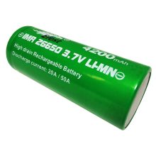 IMR26650 4200mAh, 20A/50A 3,7 V Li-Ion akkumulátor (nagy áramú, nem védett)