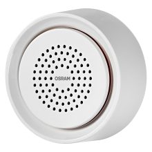 Smart+ WIFI Riasztó, beltéri IP20, piros LED jelzőfény, USB-C | 2xCR123A, fehér