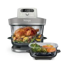 Ninja AS101EULG Crispi Pro 7in1 XL Air fryer, üveg - Csont