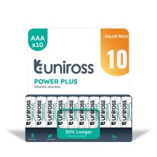 1,5V LR03/AAA/mikro tartós alkáli elem POWER PLUS 10db/csomag