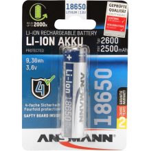 18650 Li-ion 2600mAh védett akkumulátor