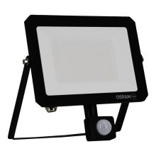 LED reflektor LUX SENSOR 50W 840, 4.500lm, IP65, természetes fehér, fekete