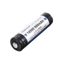 14500 3,7V 800mAh védett Li-ion akkumulátor