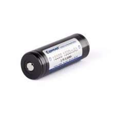18500 3,7V 1500mAh Li-ion akkumulátor védelemmel