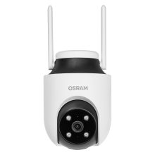 Smart+ WIFI Kamera 360 kültéri IP65, forgatható, 4MP, 2K QHD, 12V, fehér