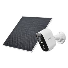Smart+ WIFI Kamera kültéri IP66, rögzített, 4MP, 2K QHD, USB-C | napelem | Li-Ion tölthető, fehér